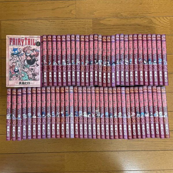Photo1: "Fairy Tail" All volumes [63] JAPANESE　"Used item"【Direct from Japan】RICKY-LABO (1)