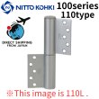Photo1: NITTO KOHKI 日東工器 (DENSEI) Auto hinge 100series 110type【Direct from Japan】 (1)