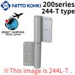Photo1: NITTO KOHKI 日東工器 (DENSEI) Auto hinge 200series 244-T type【Direct from Japan】 (1)