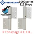 Photo1: NITTO KOHKI 日東工器 (DENSEI) Auto hinge 1000series 1111type【Direct from Japan】 (1)