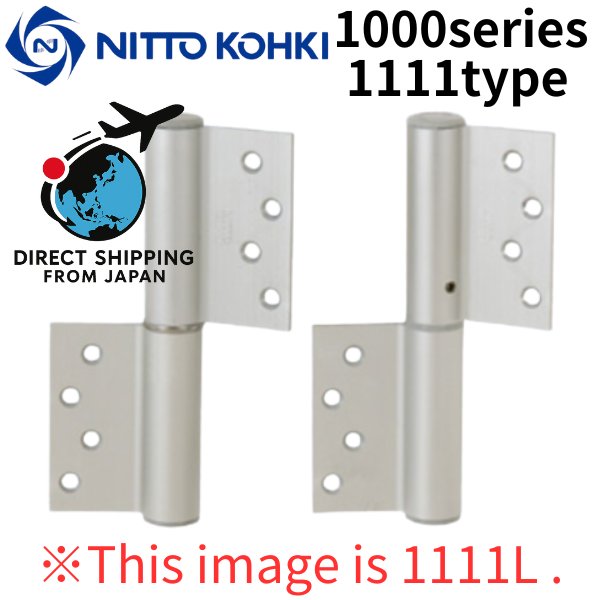 Photo1: NITTO KOHKI 日東工器 (DENSEI) Auto hinge 1000series 1111type【Direct from Japan】 (1)