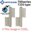 Photo1: NITTO KOHKI 日東工器 (DENSEI) Auto hinge 700series 733S type【Direct from Japan】 (1)