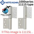 Photo1: NITTO KOHKI 日東工器 (DENSEI) Auto hinge 1000series 1111S type【Direct from Japan】 (1)