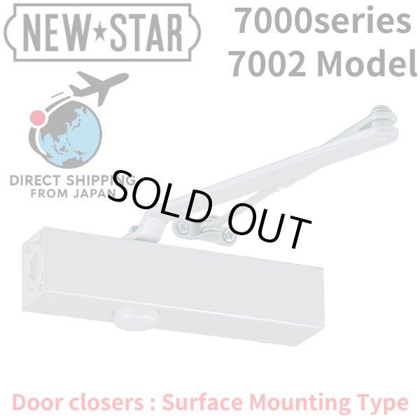 Photo1: NEWSTAR Door Closers Surface Mounting Type 7000series 7002model【Direct from Japan】 (1)